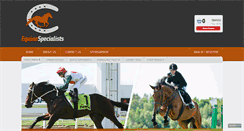 Desktop Screenshot of equinespecialists.co.nz