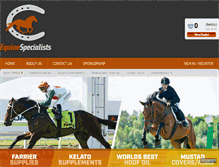 Tablet Screenshot of equinespecialists.co.nz